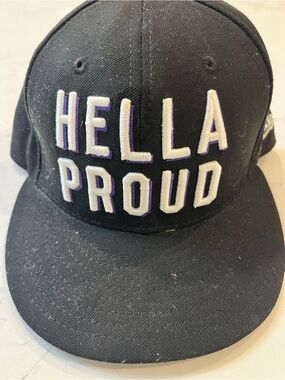 9fifty Black Snapback Sacramento Kings HELLA PROUD' Embroidery